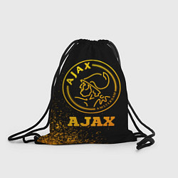 Рюкзак-мешок Ajax - gold gradient, цвет: 3D-принт