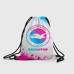 Рюкзак-мешок Brighton neon gradient style, цвет: 3D-принт