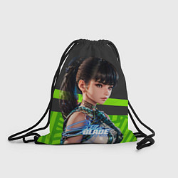 Рюкзак-мешок Stellar Blade Eve яркий зеленый, цвет: 3D-принт
