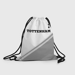 Рюкзак-мешок Tottenham sport на светлом фоне посередине, цвет: 3D-принт