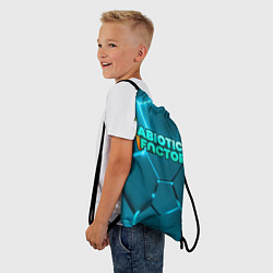 Рюкзак-мешок Abiotic Factor logo neon, цвет: 3D-принт — фото 2