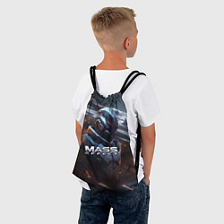 Рюкзак-мешок Mass Effect game space, цвет: 3D-принт — фото 2