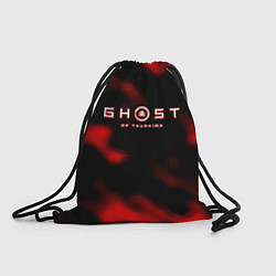 Рюкзак-мешок Ghost of Tsushima огненный стиль, цвет: 3D-принт