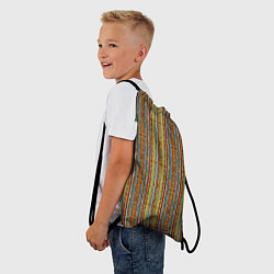Рюкзак-мешок Полосы в африканском стиле, цвет: 3D-принт — фото 2