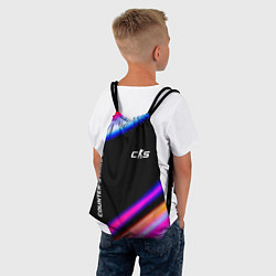 Рюкзак-мешок Counter-Strike 2 speed game lights, цвет: 3D-принт — фото 2