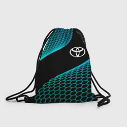 Рюкзак-мешок Toyota electro hexagon, цвет: 3D-принт