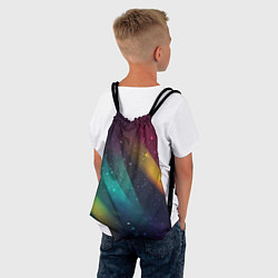 Рюкзак-мешок Неоновые цветные полосы, цвет: 3D-принт — фото 2