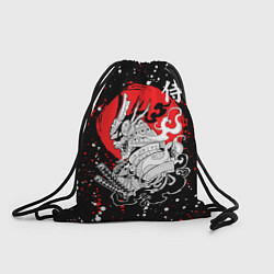 Рюкзак-мешок Самурай в маске Хання, цвет: 3D-принт