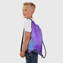 Рюкзак-мешок Фиолетовый космический туман, цвет: 3D-принт — фото 2