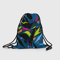 Рюкзак-мешок Настоящая абстракция, цвет: 3D-принт