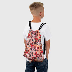 Рюкзак-мешок Череп с костями узор, цвет: 3D-принт — фото 2