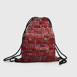 Рюкзак-мешок Текстура красного кирпича, цвет: 3D-принт