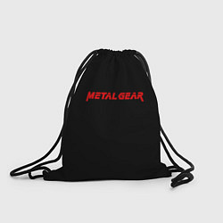 Мешок для обуви Metal gear red logo