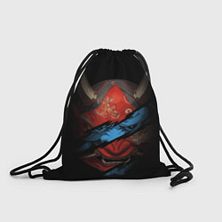 Рюкзак-мешок Маска демона - Хання, цвет: 3D-принт