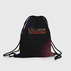 Рюкзак-мешок Valheim logo pattern, цвет: 3D-принт