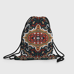 Рюкзак-мешок Роскошный индийский ковер, цвет: 3D-принт