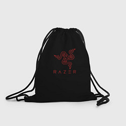 Мешок для обуви Razer red logo
