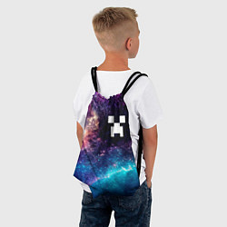 Рюкзак-мешок Minecraft space game, цвет: 3D-принт — фото 2