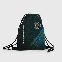 Рюкзак-мешок Leicester City glitch blue, цвет: 3D-принт