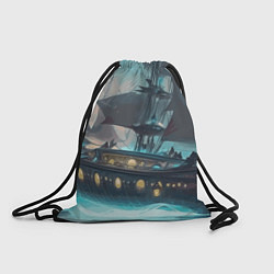Рюкзак-мешок Мистический корабль, цвет: 3D-принт
