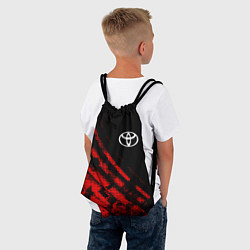 Рюкзак-мешок Toyota sport grunge, цвет: 3D-принт — фото 2