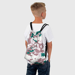 Рюкзак-мешок Пиксельный камуфляж европа, цвет: 3D-принт — фото 2