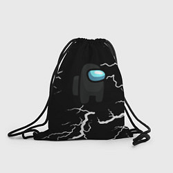 Рюкзак-мешок Among us storm black, цвет: 3D-принт