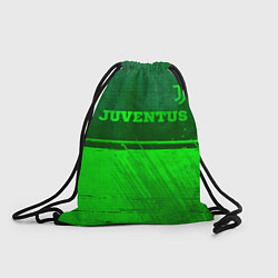 Рюкзак-мешок Juventus - green gradient посередине, цвет: 3D-принт