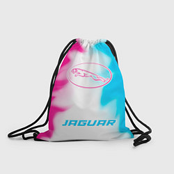 Рюкзак-мешок Jaguar neon gradient style по-центру, цвет: 3D-принт