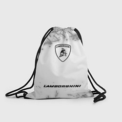 Рюкзак-мешок Lamborghini speed на светлом фоне со следами шин п, цвет: 3D-принт