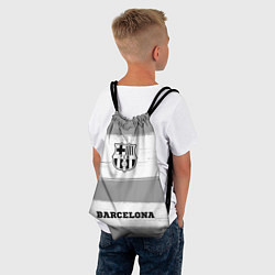 Рюкзак-мешок Barcelona sport на светлом фоне по-центру, цвет: 3D-принт — фото 2