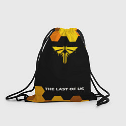 Рюкзак-мешок The Last Of Us - gold gradient по-центру, цвет: 3D-принт