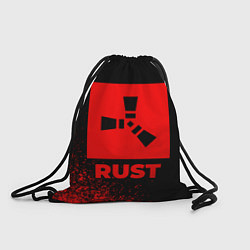 Рюкзак-мешок Rust - red gradient, цвет: 3D-принт