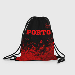 Рюкзак-мешок Porto - red gradient посередине, цвет: 3D-принт