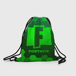 Рюкзак-мешок Fortnite - green gradient, цвет: 3D-принт