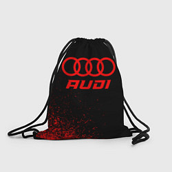 Рюкзак-мешок Audi - red gradient, цвет: 3D-принт