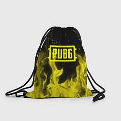 Рюкзак-мешок PUBG fire yellow, цвет: 3D-принт