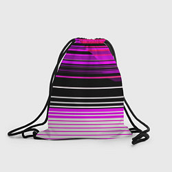 Рюкзак-мешок Разноцветные вертикальные линии, цвет: 3D-принт
