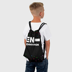 Рюкзак-мешок Enhypen конфети, цвет: 3D-принт — фото 2