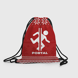 Рюкзак-мешок Новогодний Portal, цвет: 3D-принт
