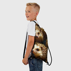 Рюкзак-мешок Ежи, цвет: 3D-принт — фото 2