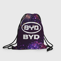 Рюкзак-мешок Праздничный BYD, цвет: 3D-принт