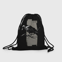 Рюкзак-мешок Dark raven, цвет: 3D-принт