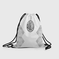 Рюкзак-мешок AC Milan white poly, цвет: 3D-принт