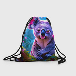 Рюкзак-мешок Коала на дереве, цвет: 3D-принт