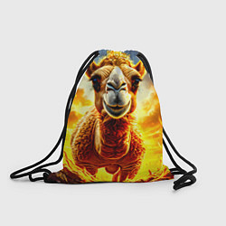 Рюкзак-мешок Верблюд в огне, цвет: 3D-принт