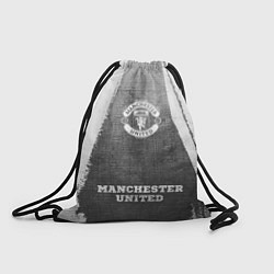 Рюкзак-мешок Manchester United - grey gradient по-центру, цвет: 3D-принт