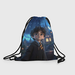 Рюкзак-мешок Гарри Поттер в галстуке, цвет: 3D-принт