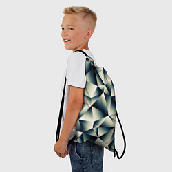 Рюкзак-мешок Осколки льда, цвет: 3D-принт — фото 2