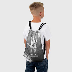 Рюкзак-мешок Death Stranding - grey gradient, цвет: 3D-принт — фото 2
